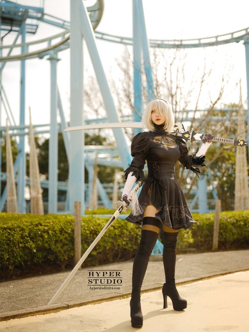 miyuさん　ニーアオートマタ　２Ｂ　コスプレ　なり方