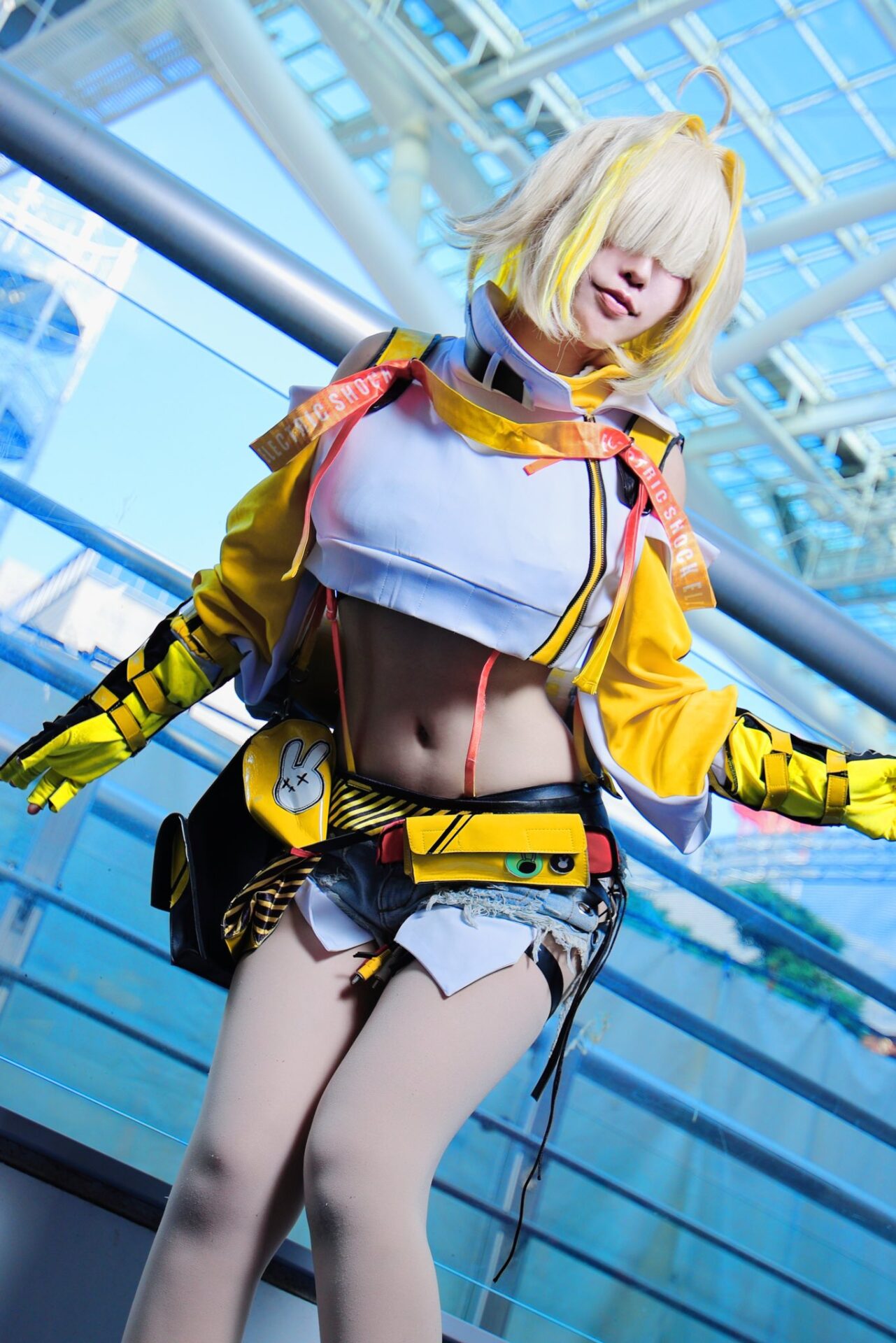 エレグのコスプレをするべるかさん
