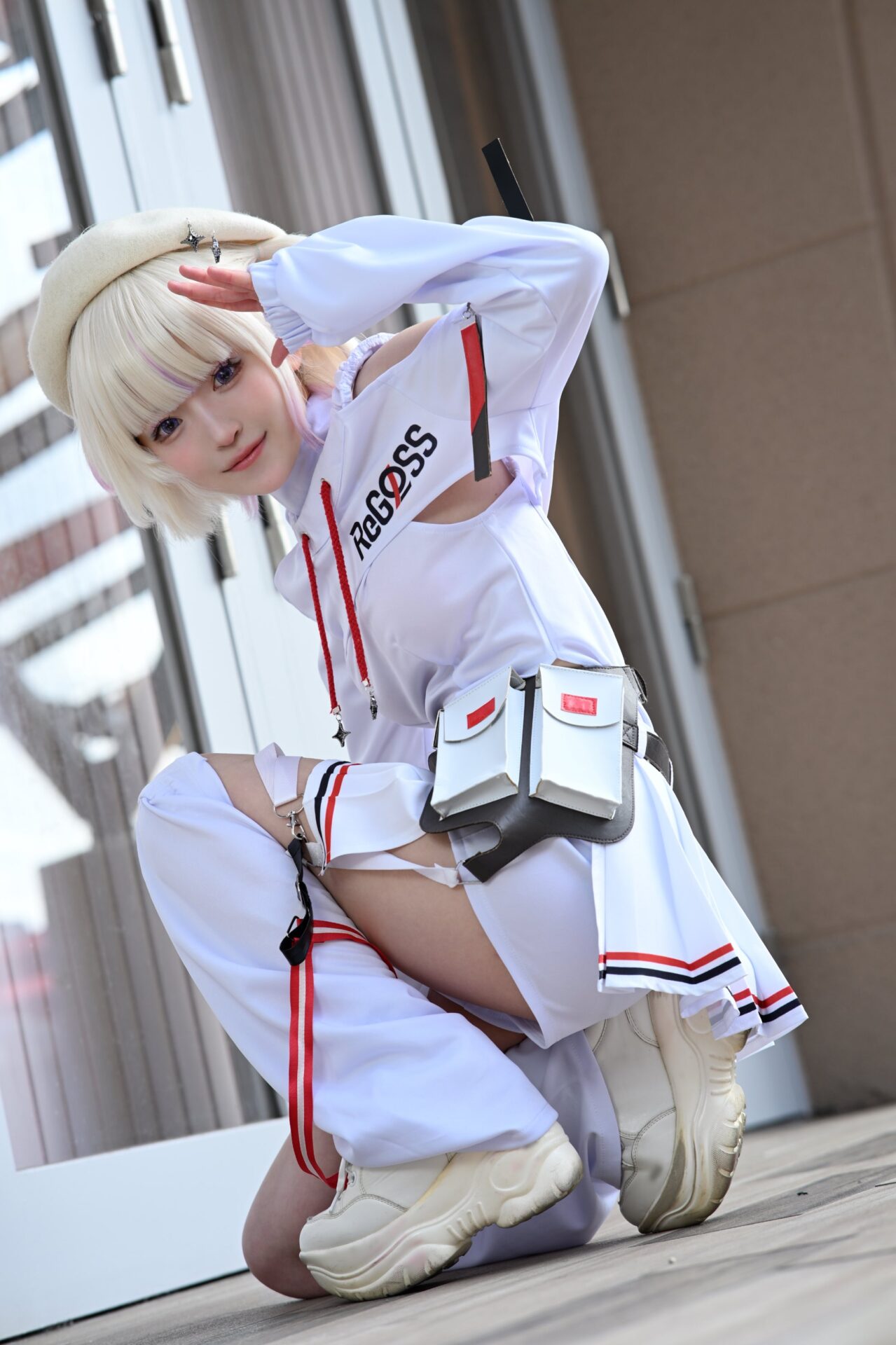 轟はじめのコスプレをするまーぽよさん