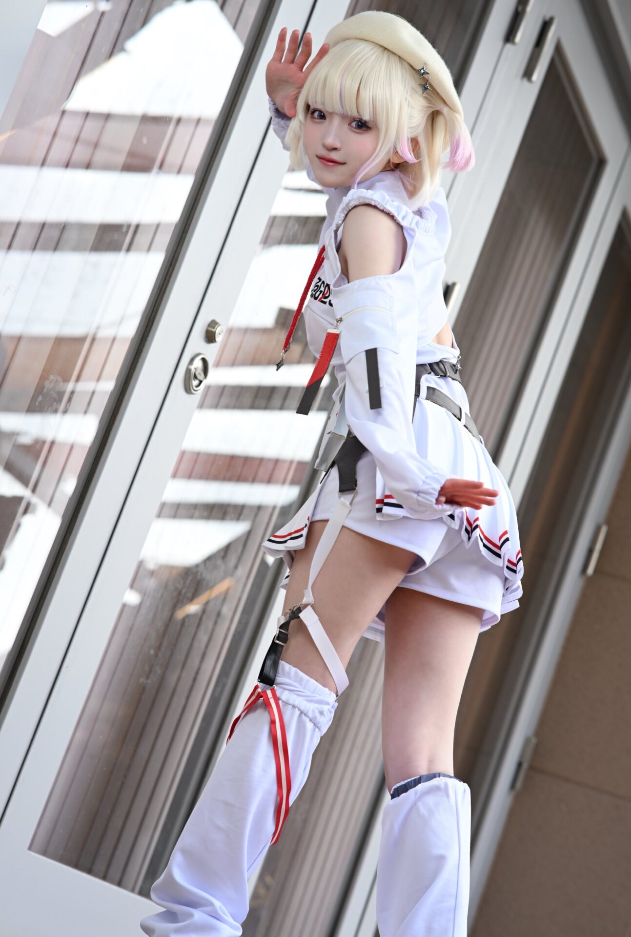 轟はじめのコスプレをするまーぽよさん