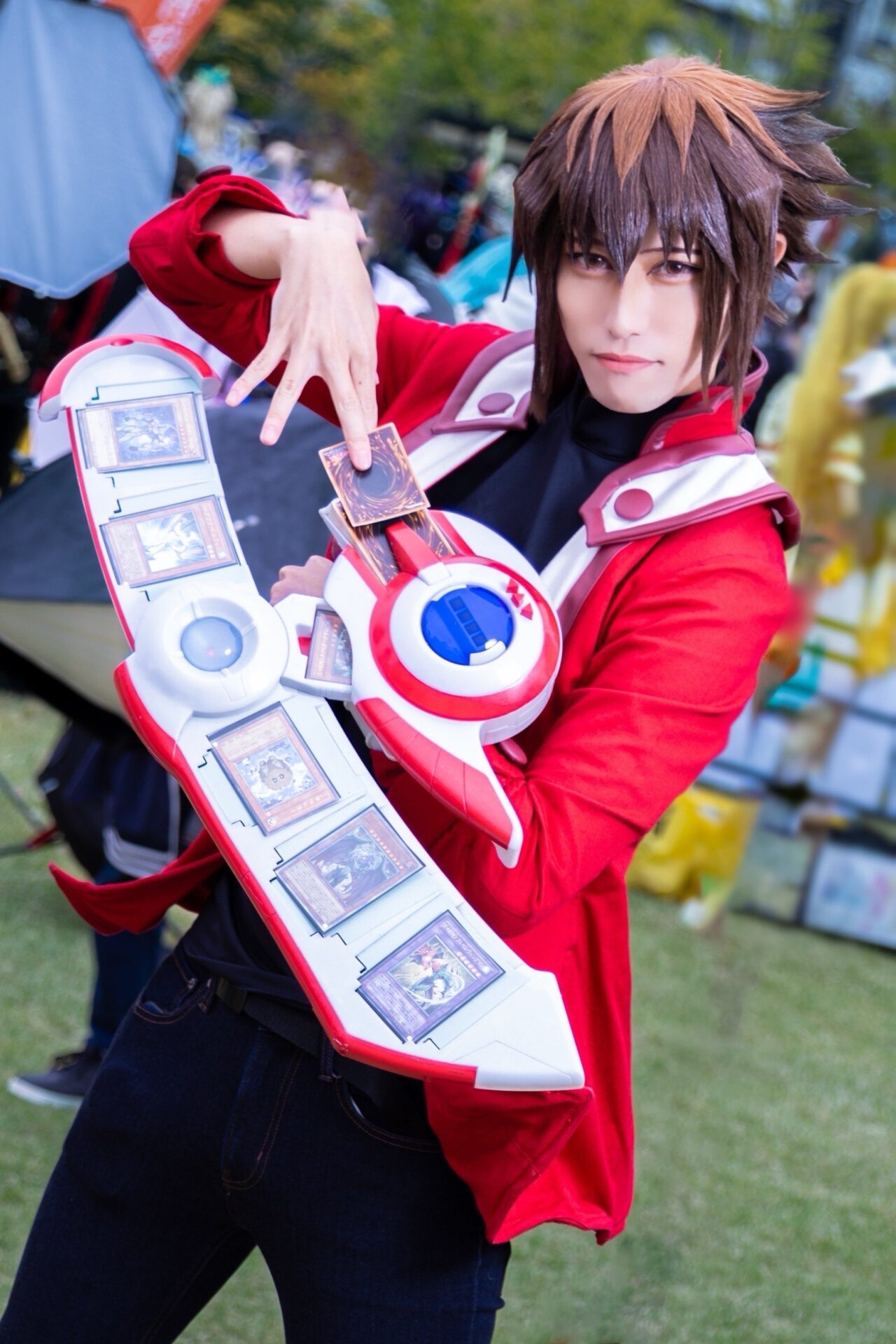 遊城十代のコスプレをするゆきさん