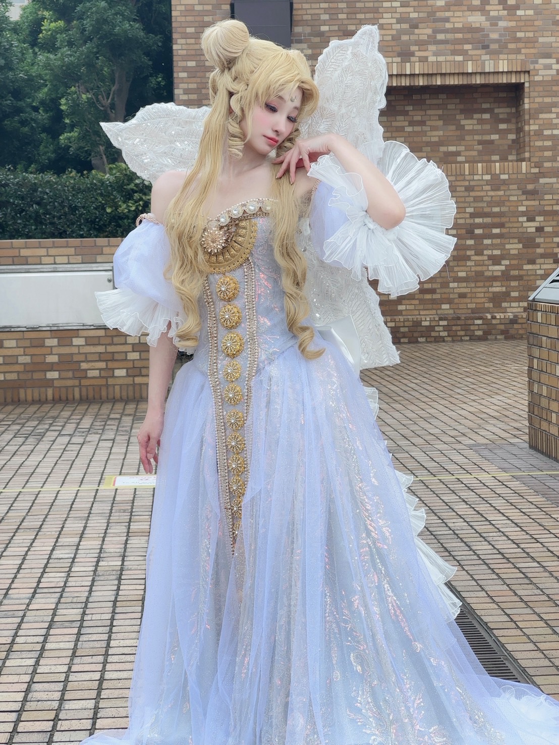月野うさぎのコスプレをするサリエさん