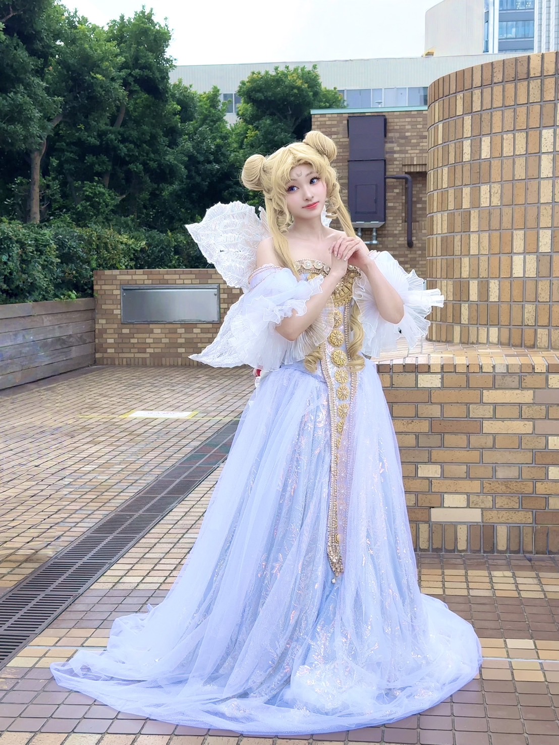 月野うさぎのコスプレをするサリエさん