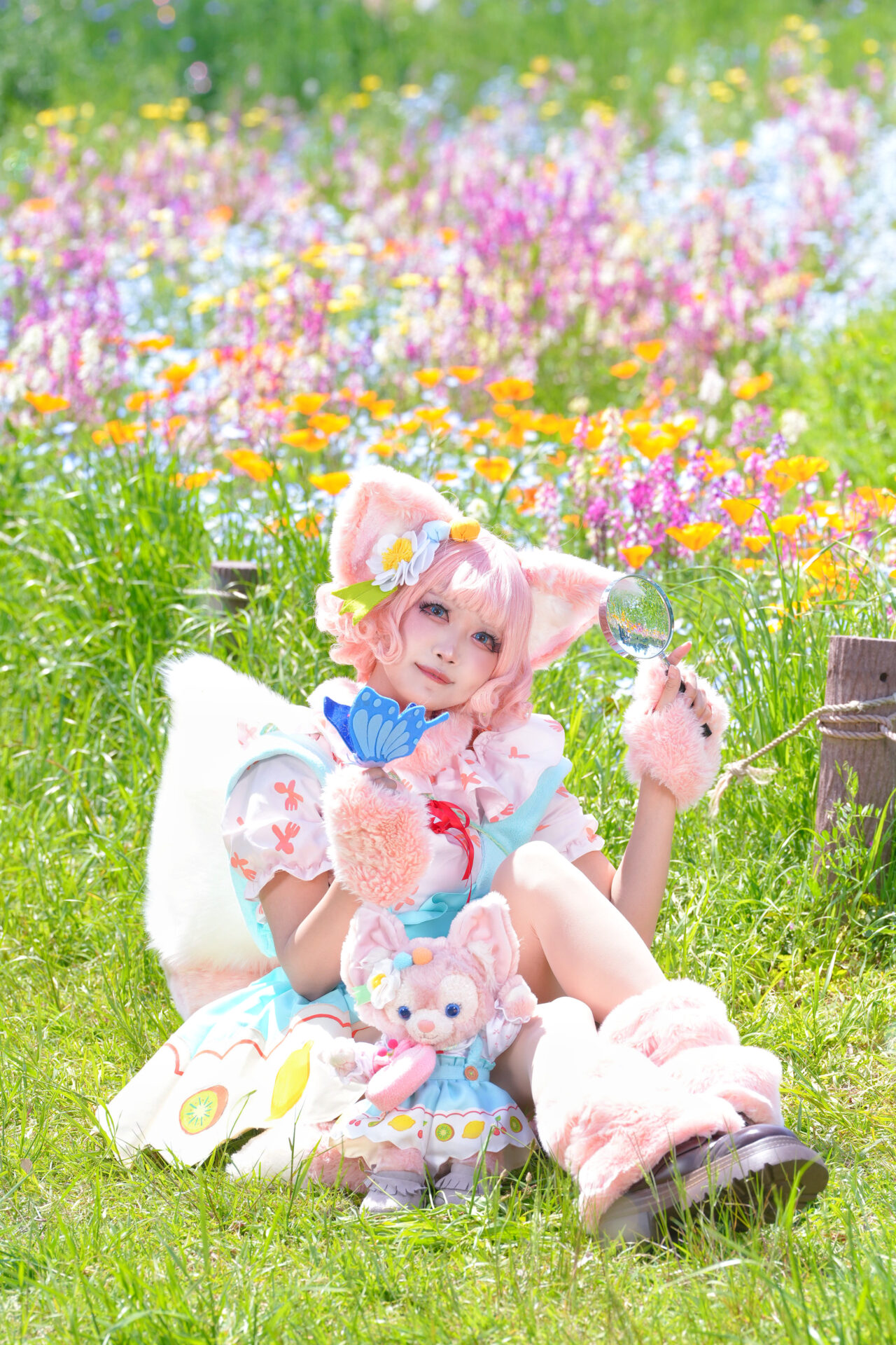 リーナ・ベルのコスプレをするふーかさん