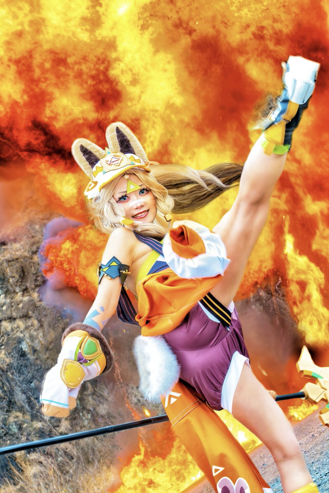 カチーナのコスプレをするふーかさん