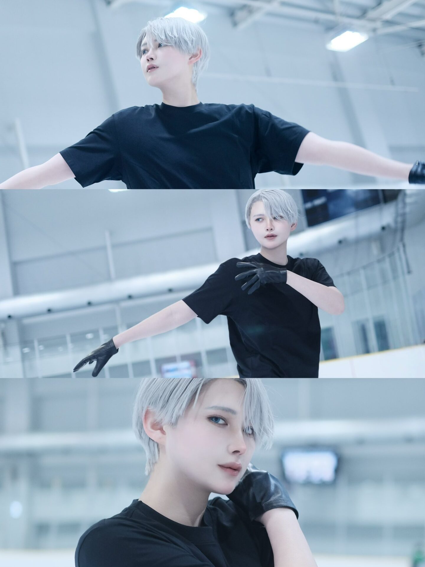 ヴィクトル・ ニキフォロフのコスプレをするElsieさん