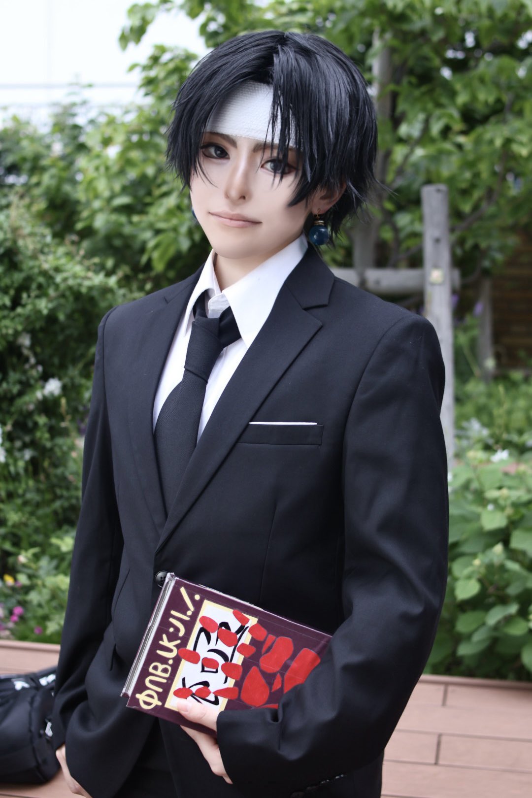 クロロのコスプレをする風羽さん