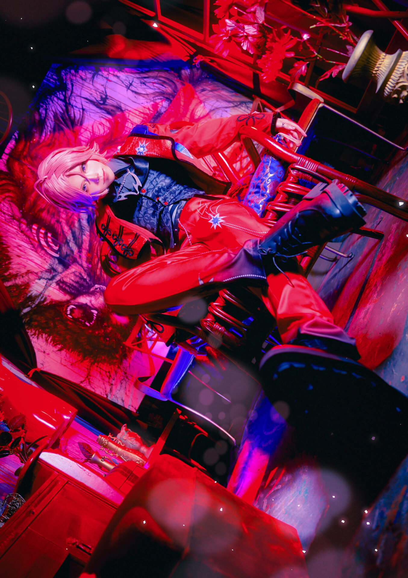 桜河こはくのコスプレをする棗さん