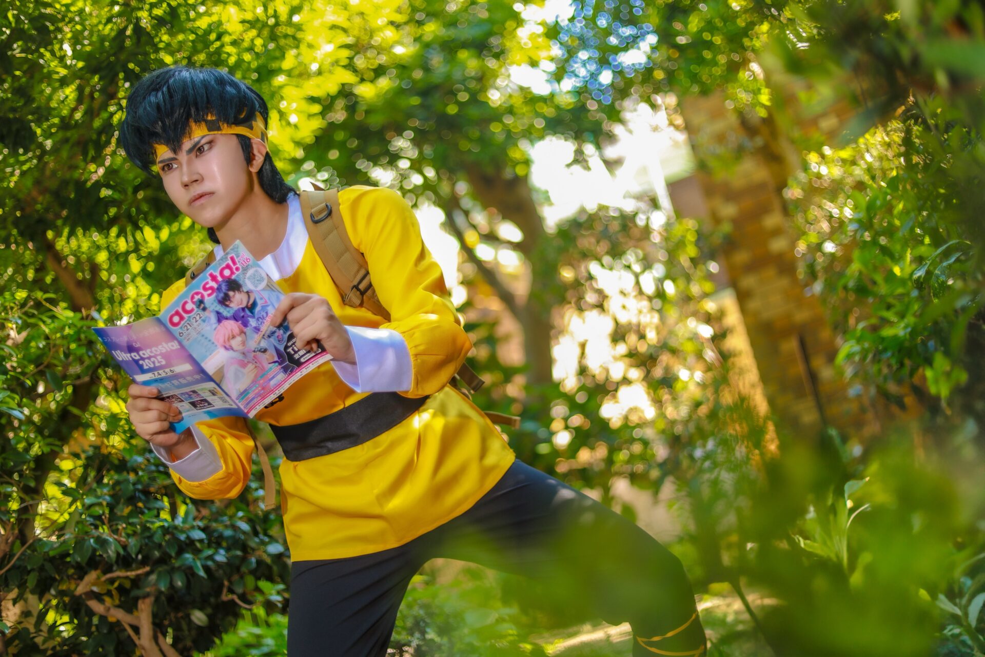 響良牙のコスプレをするばけさん