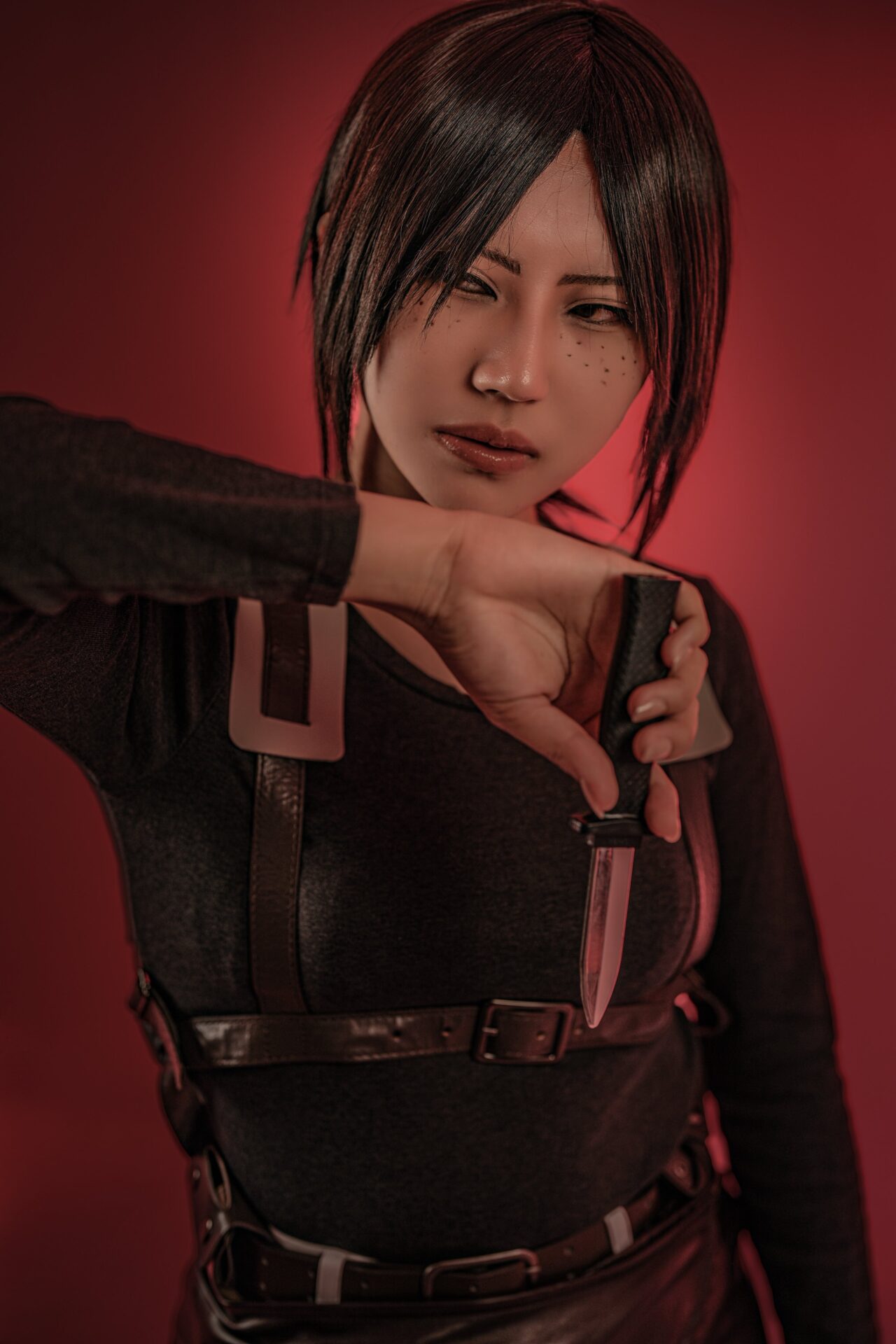 ユミルのコスプレをするばけさん