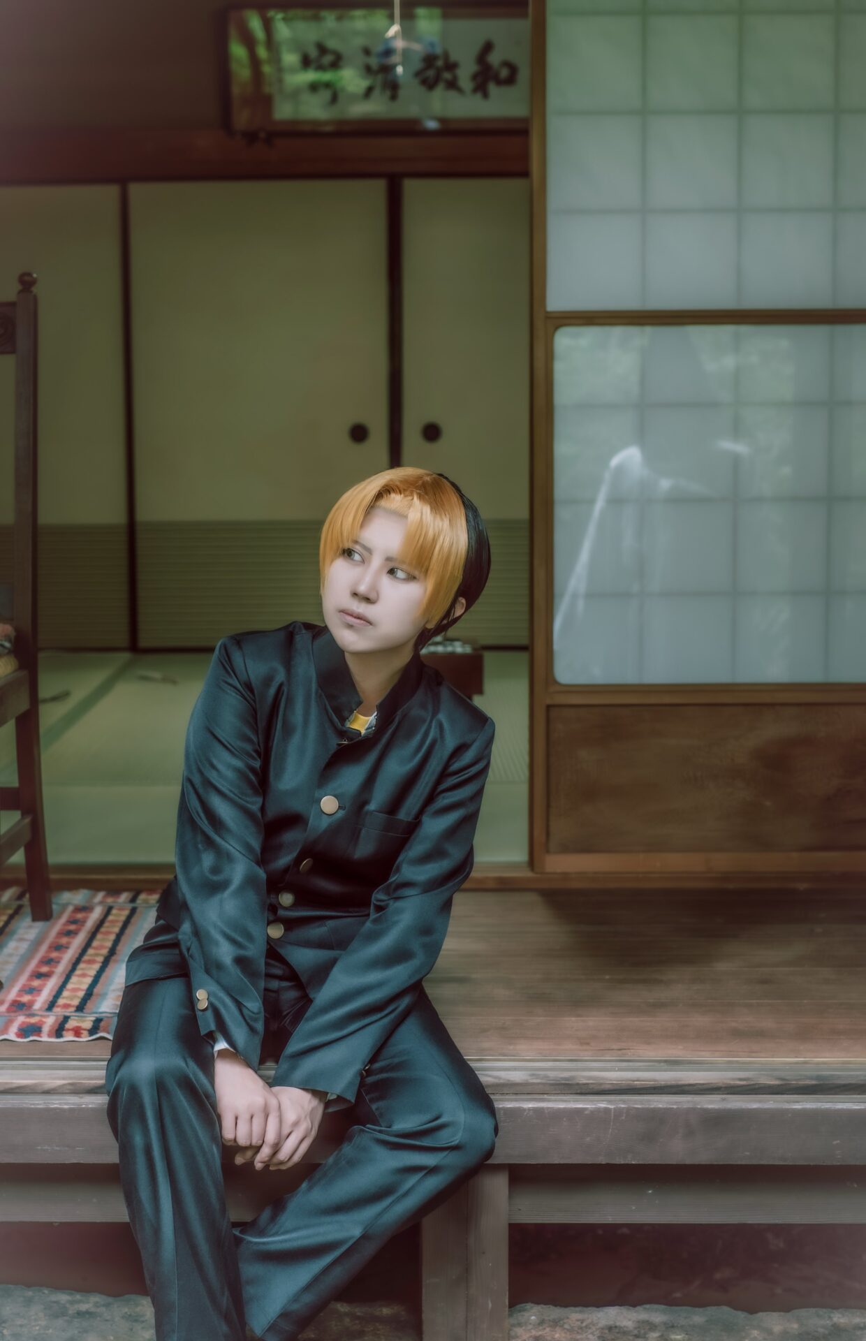 進藤ヒカルのコスプレをするばけさん