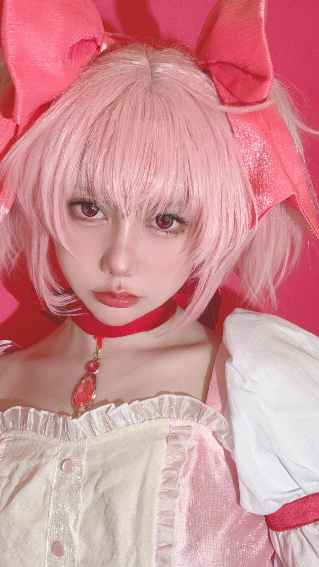 コスプレタイムズ | コスプレイヤー「ひのきお」|妖艶で可愛らしい爆弾の悪魔が宿る武器人間「レゼ」コスプレ - IMG_8968 鹿目まどかのコスプレをするひのきおさん