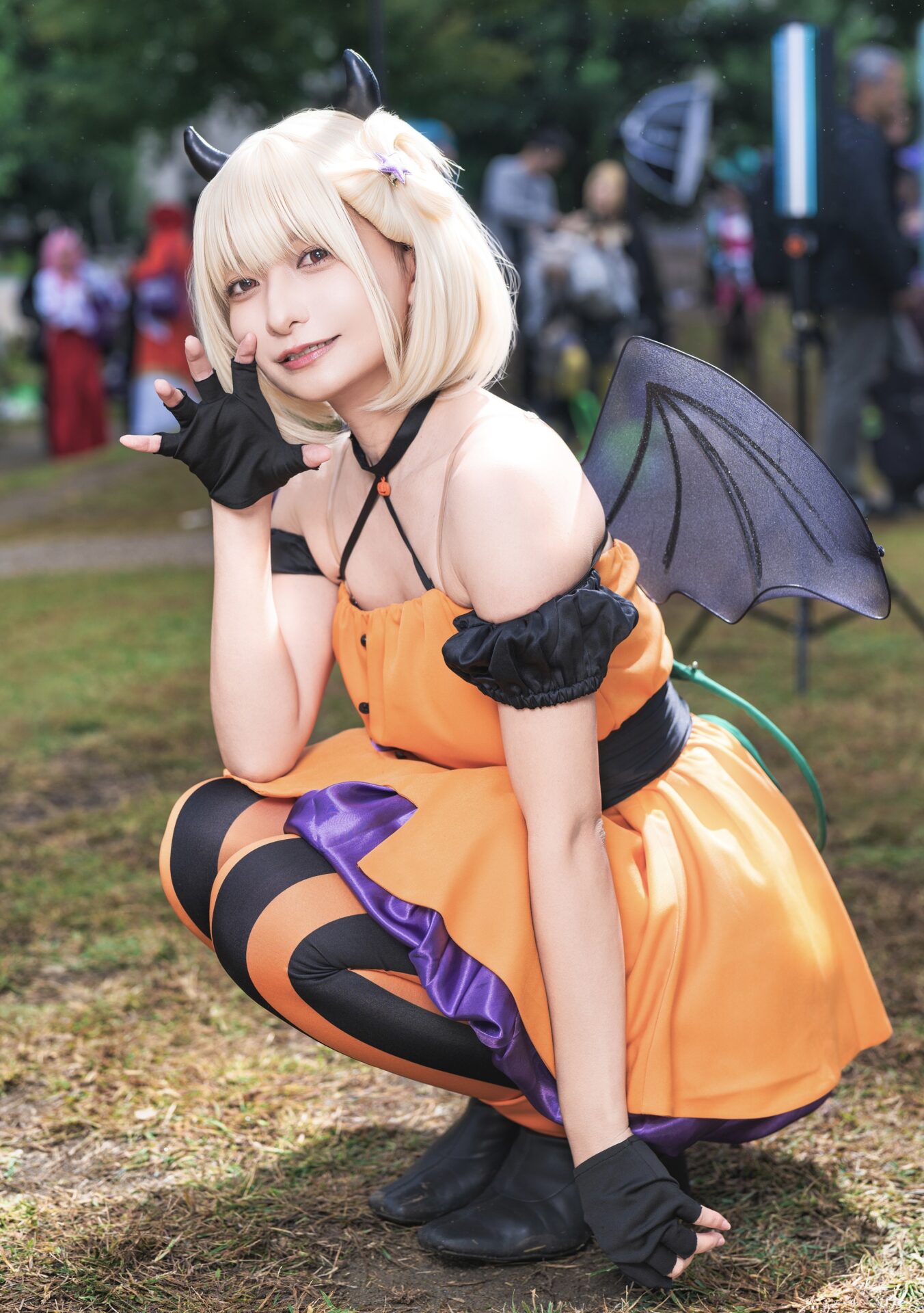 コスプレイヤー「もちゃ」|太陽のような明るさと月のような影をもつ金髪美少女「錦木千束」コスプレ