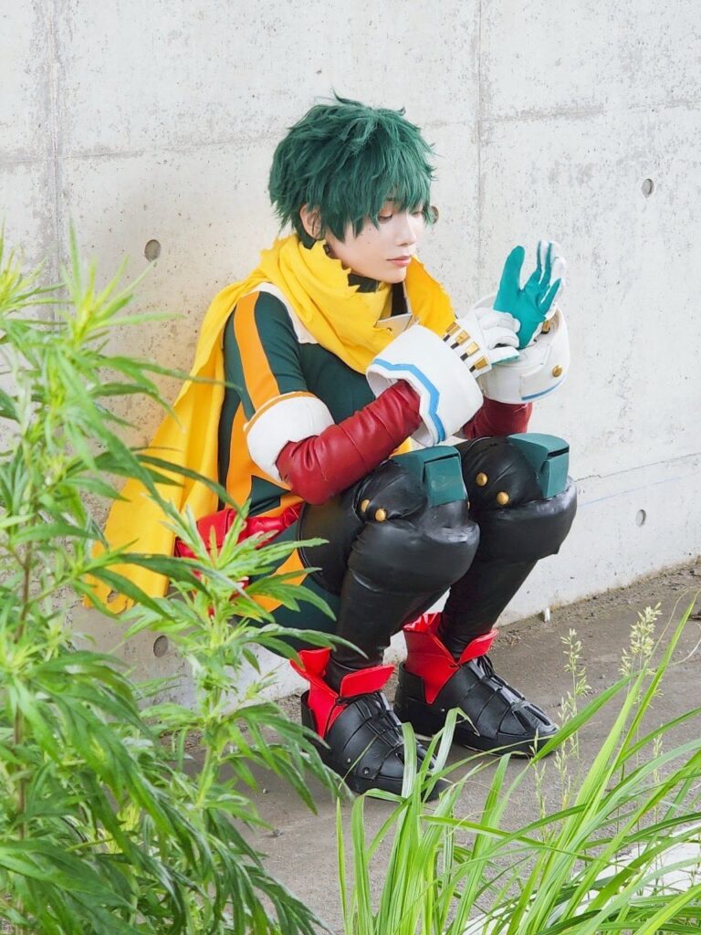 あきさん　ヒロアカ　緑谷出久　デク　コスプレ　ジャンプ　レイヤー