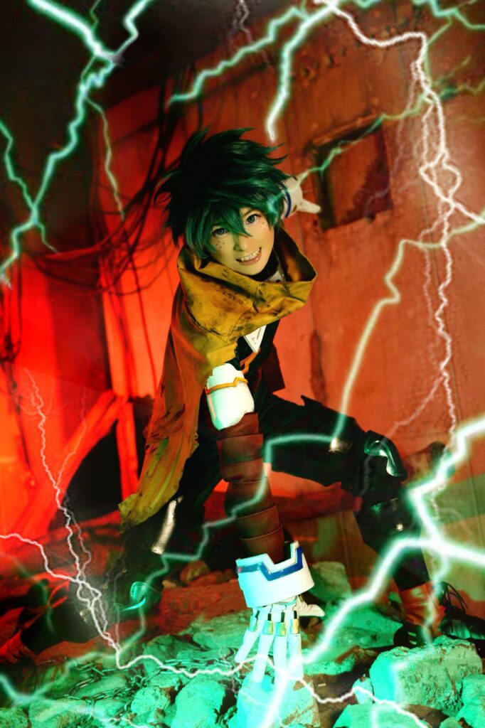 しぐまさん　ヒロアカ　緑谷出久　デク　コスプレ　ジャンプ　レイヤー