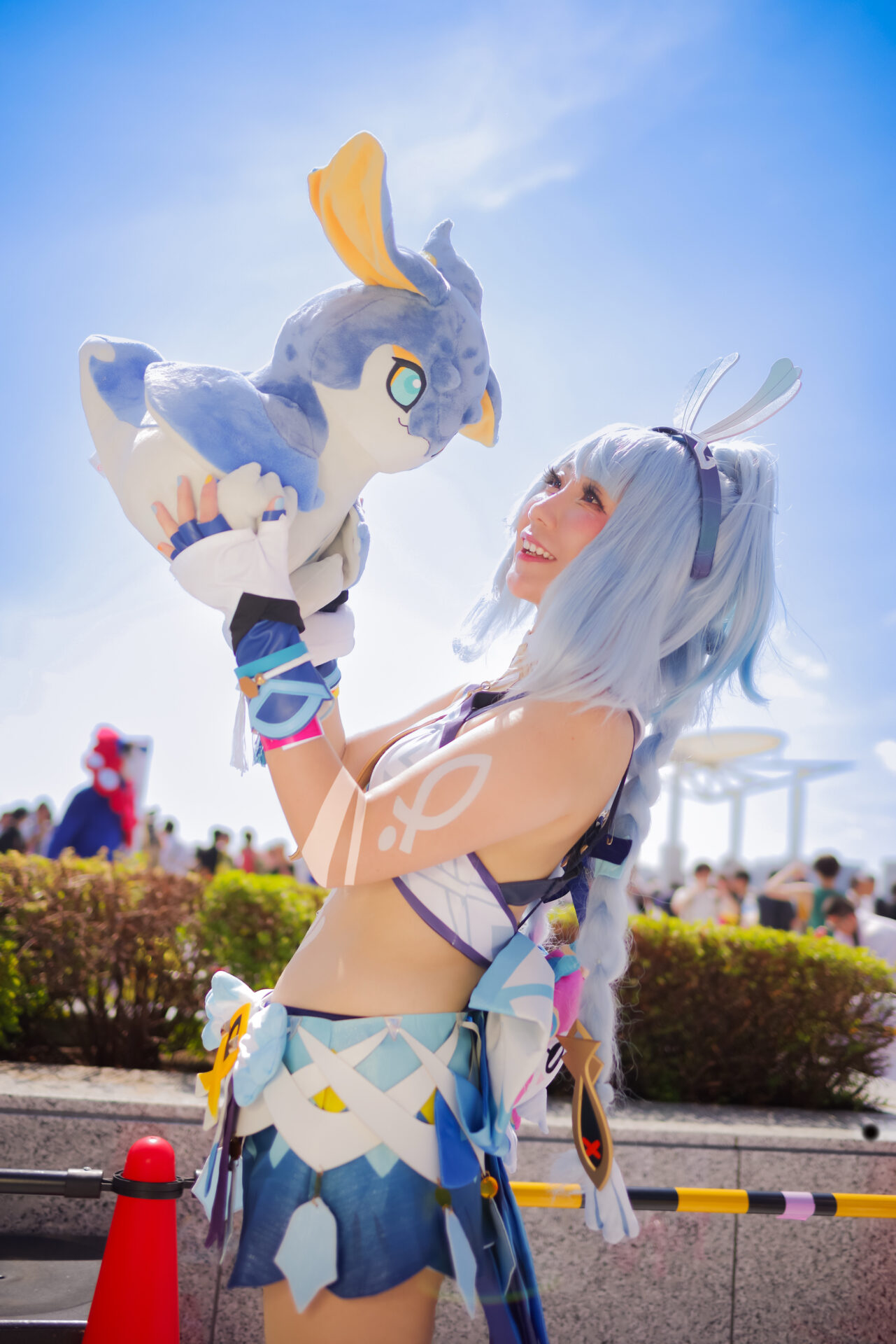 コスプレタイムズ | コスプレイヤー【しゃな】|元気で可愛い水元素のナタの案内人「ムアラニ」コスプレ - IMG_9027 ムアラニのコスプレをするしゃなさん