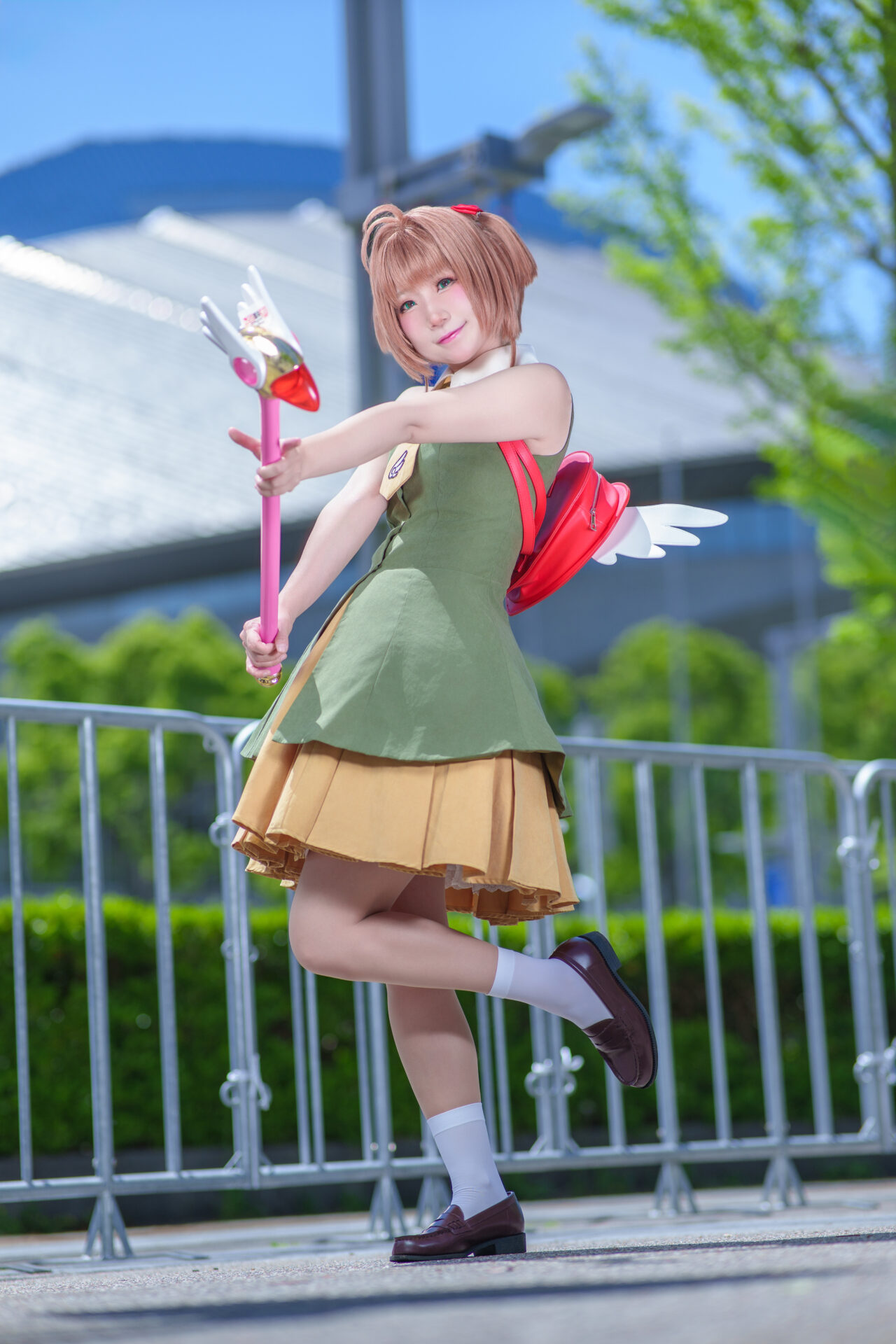 コスプレタイムズ | コスプレイヤー【しゃな】|元気で可愛い水元素のナタの案内人「ムアラニ」コスプレ - IMG_9032 木之本桜のコスプレをするしゃなさん