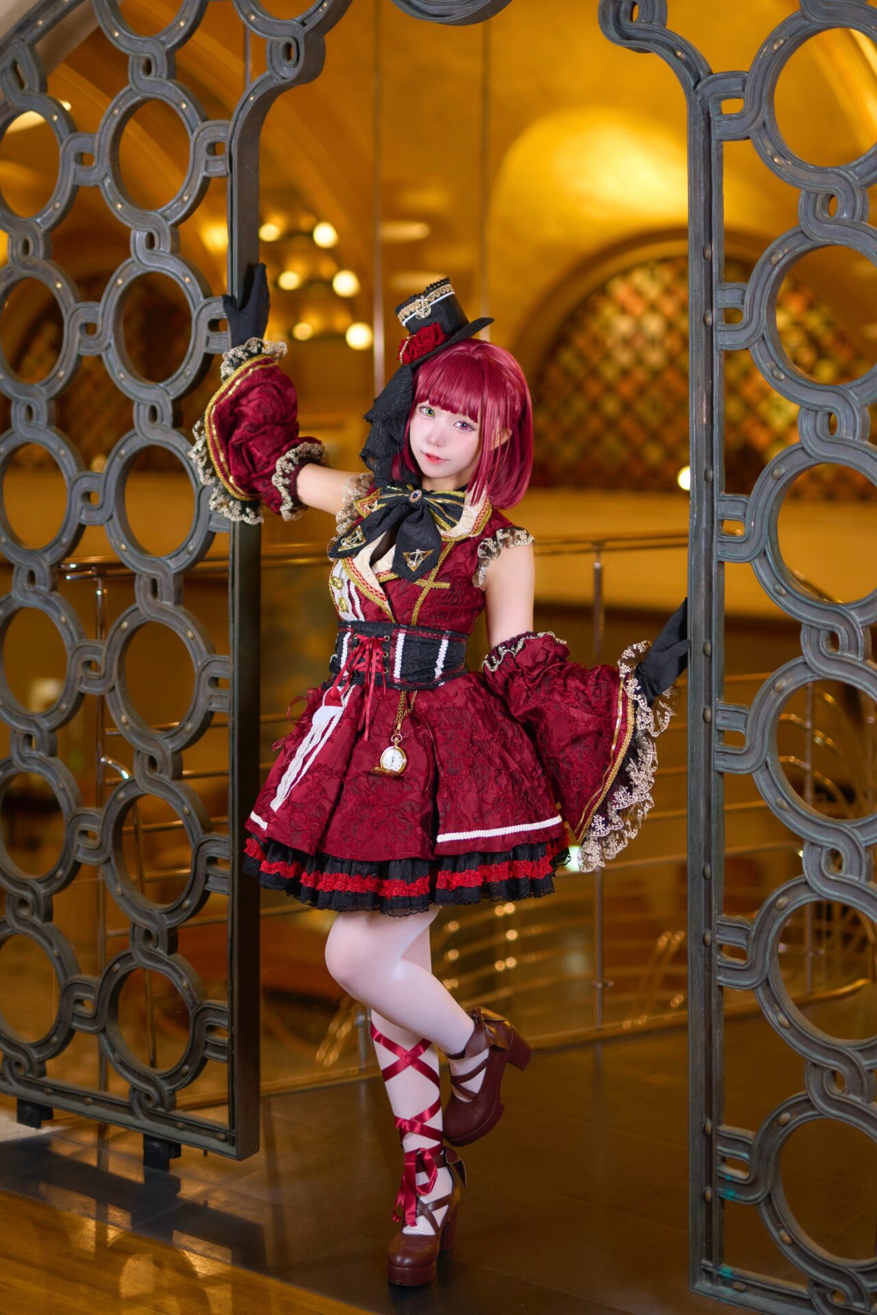 宝鐘マリンのコスプレをするAOIさん