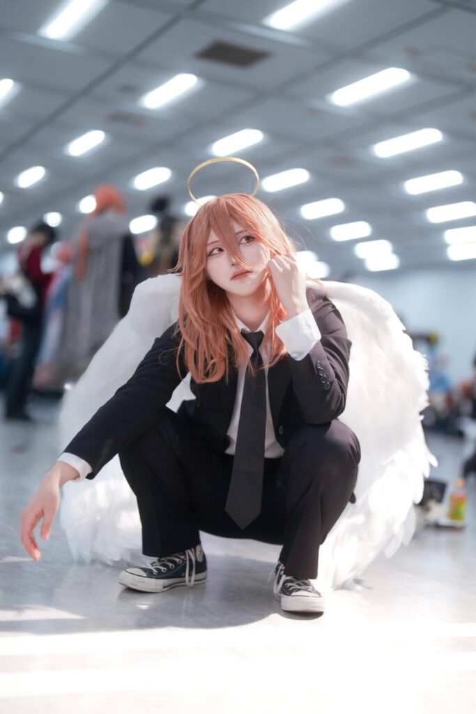 チェンソーマン　コスプレ　天使の悪魔　レイヤー　てん　天使　イベント