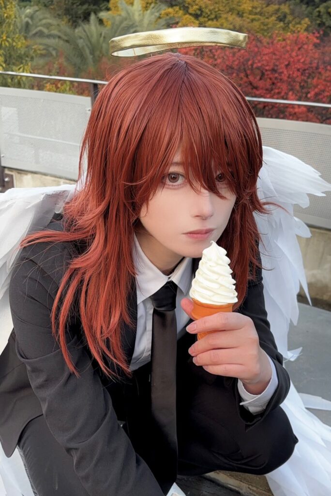 柚子村　コスプレ　レイヤー　チェンソーマン　天使の悪魔　悪魔