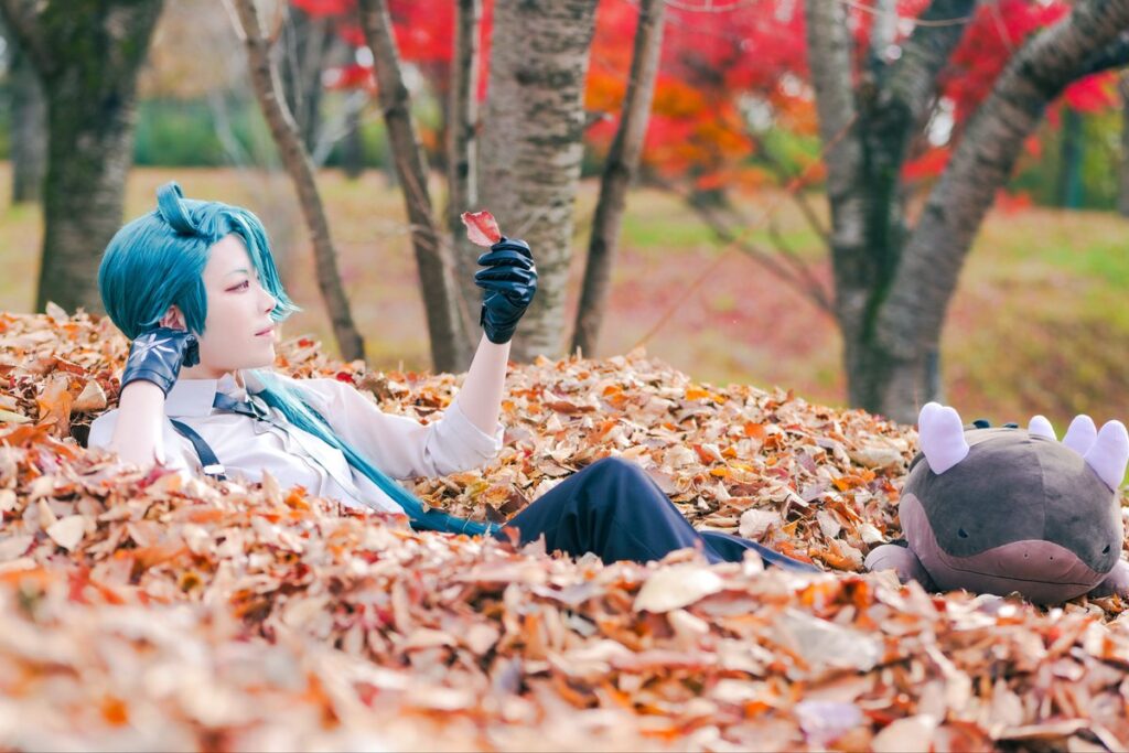 桜路さん　チリ　ポケモン　コスプレ　レイヤー　外ロケ