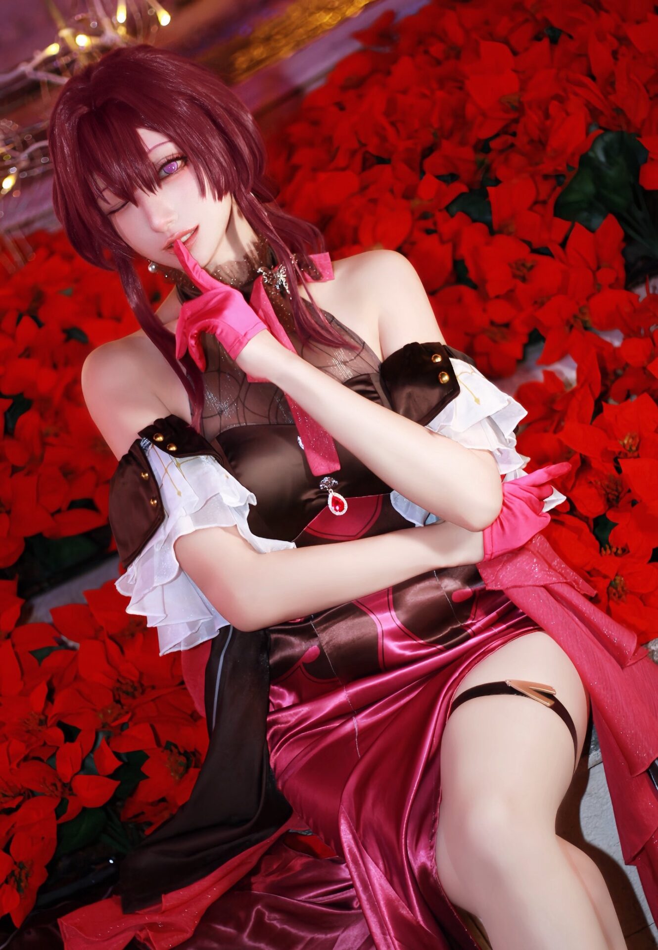 カフカのコスプレをする祐月さん