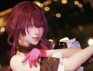 コスプレタイムズ | コスプレイヤー【祐月】｜大人っぽく妖艶なNo.2の星核ハンター「カフカ」コスプレ - IMG_9094