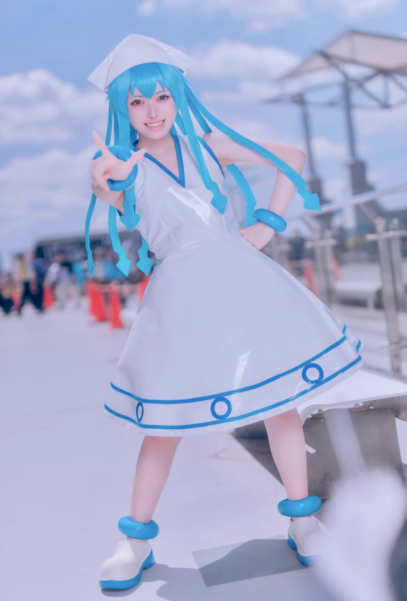 イカ娘のコスプレをする綾乃森なつめさん