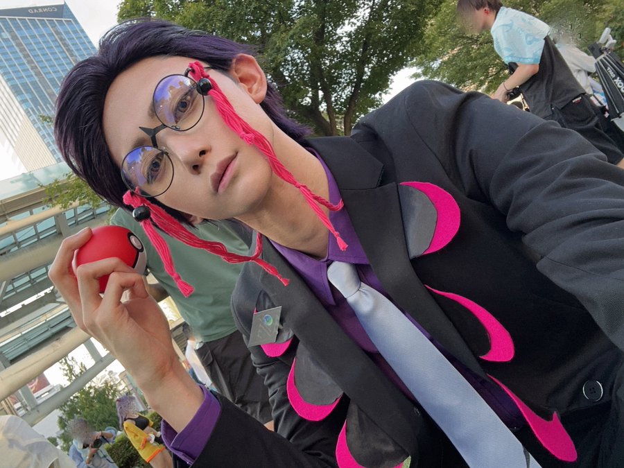 きどら会長さん　カラスバ　ポケモン　コスプレ　レイヤー　ゲーム　