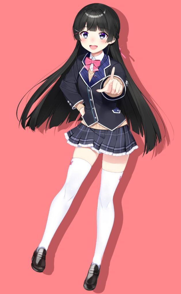 月ノ美兎　にじさんじ　公式　コスプレ　資料　イラスト　VTuber　