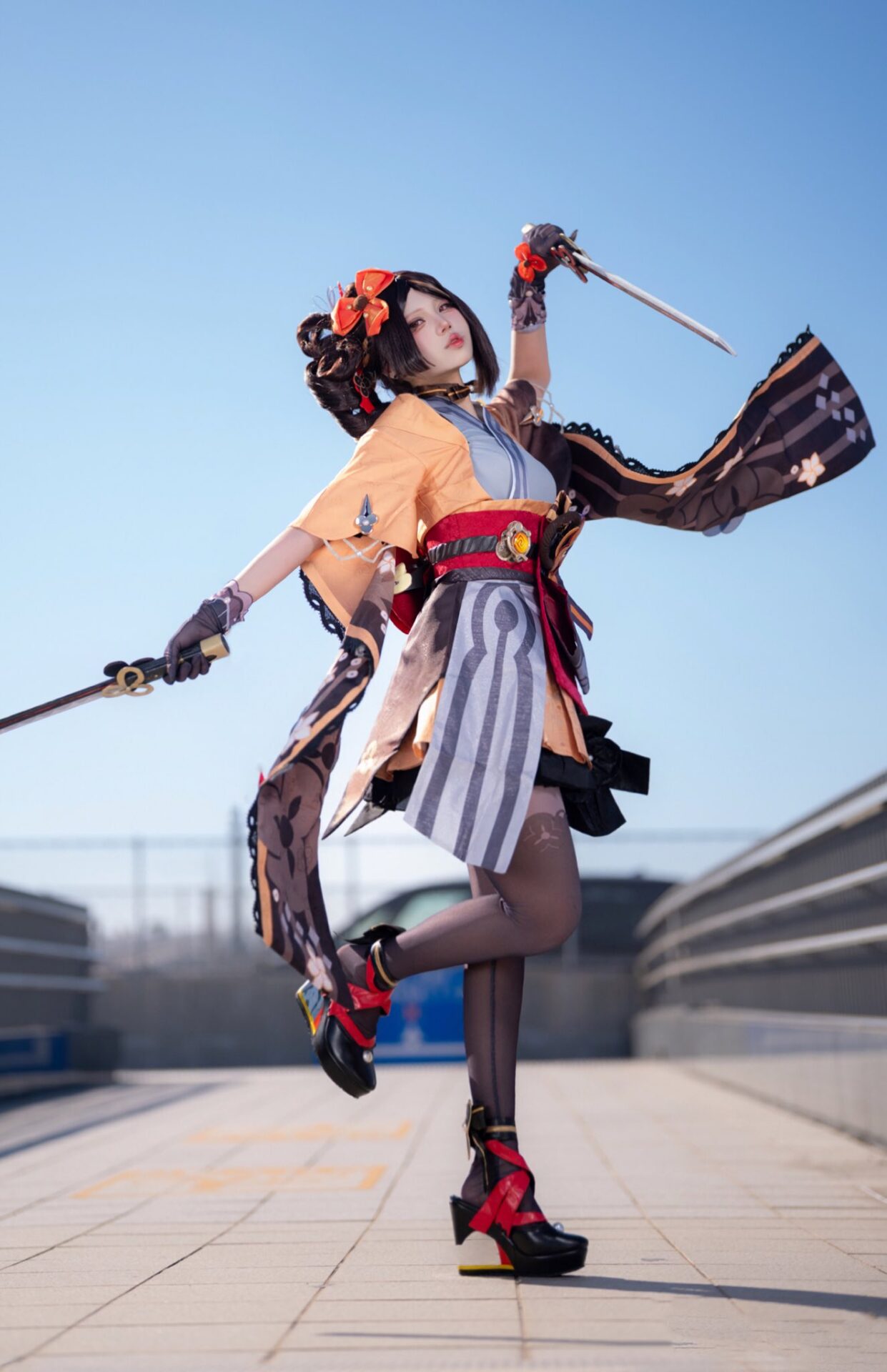 千織のコスプレをする天羽ひまりさん