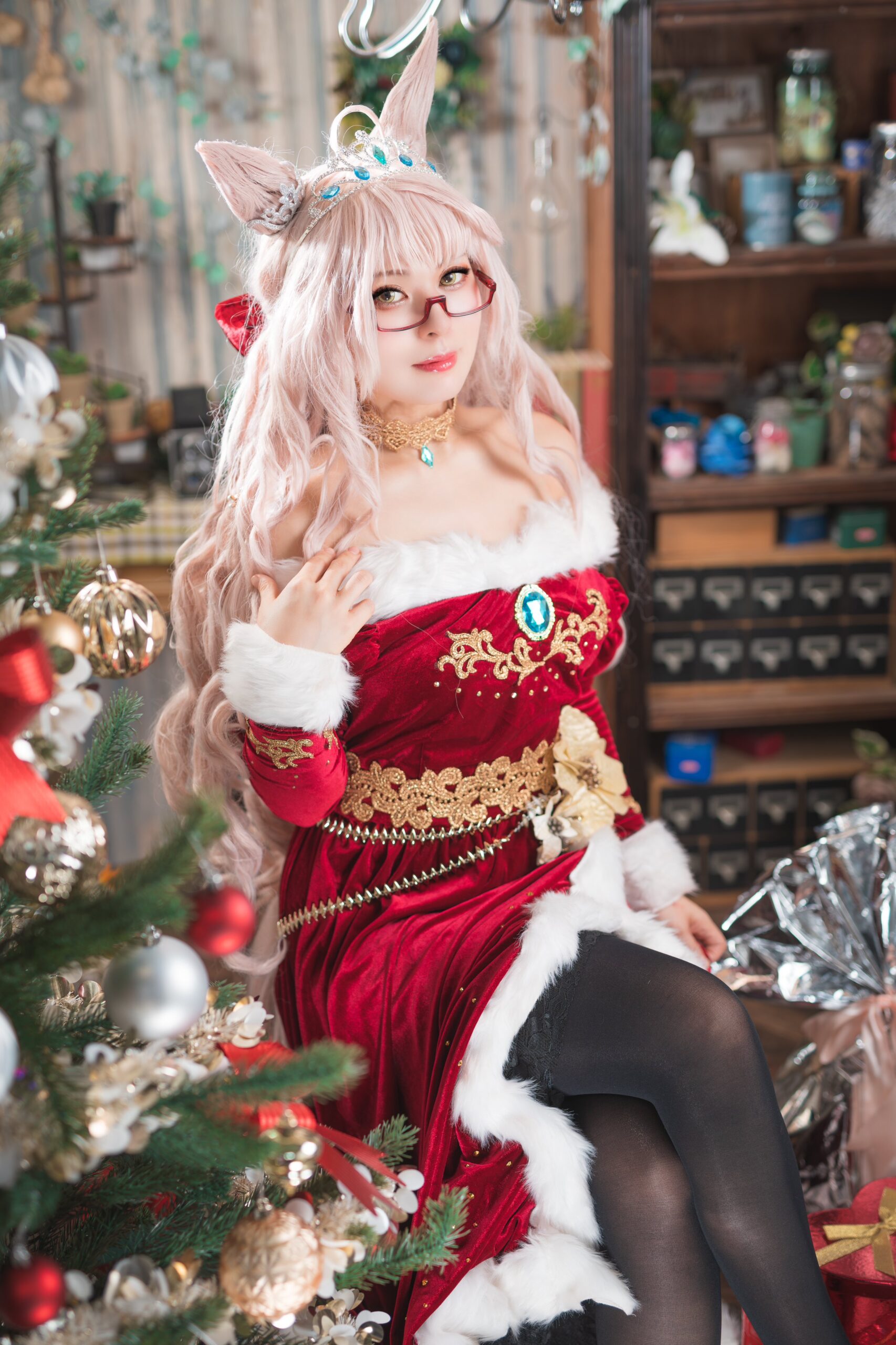 ビワハヤヒデのコスプレをするうちゆゆさん