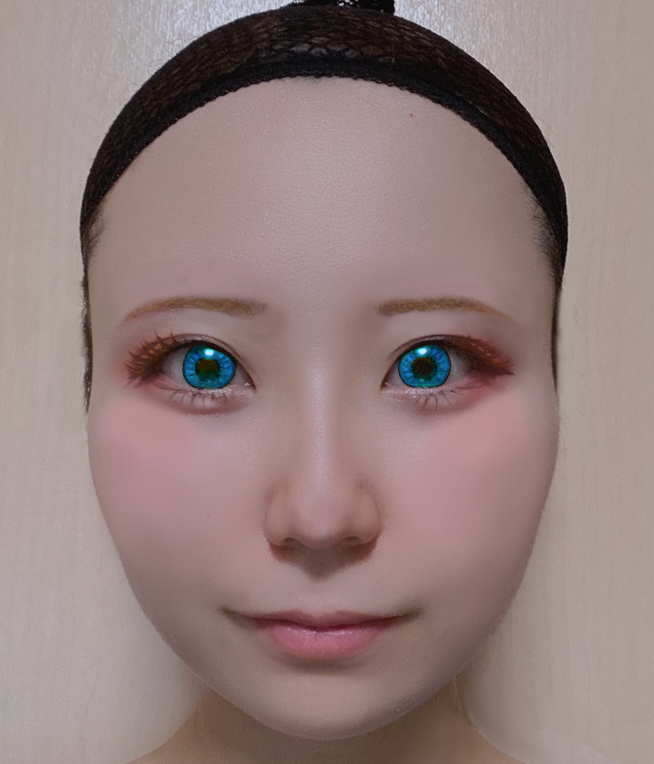 超てんちゃん　メイク　コスプレ　タレ目