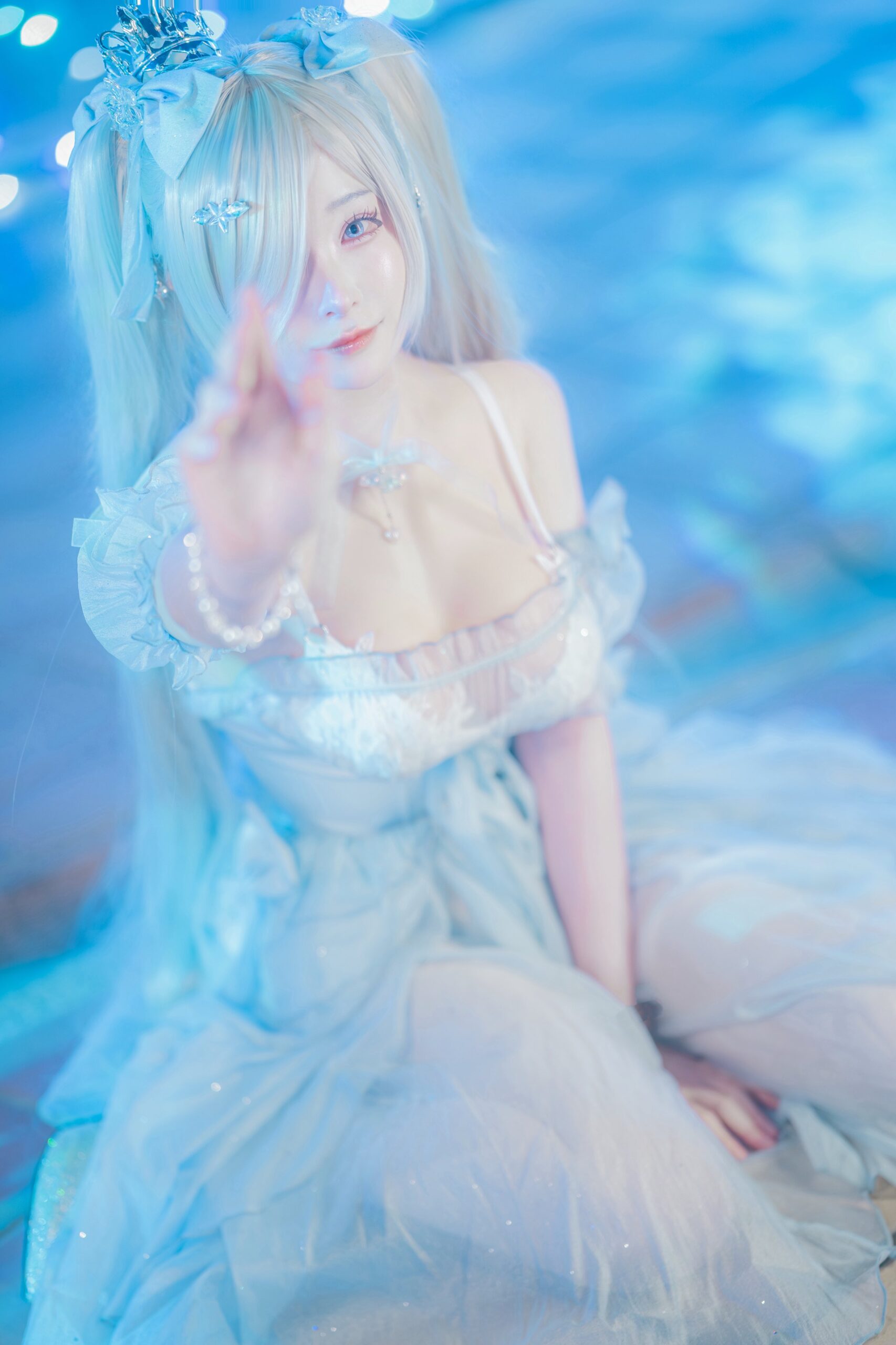 シンデレラのコスプレをするりょうらさん