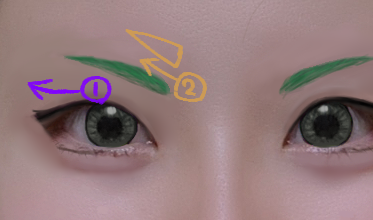 ハルジオ　ポケモン　メイク　コスプレ　ツリ目　ツリ眉