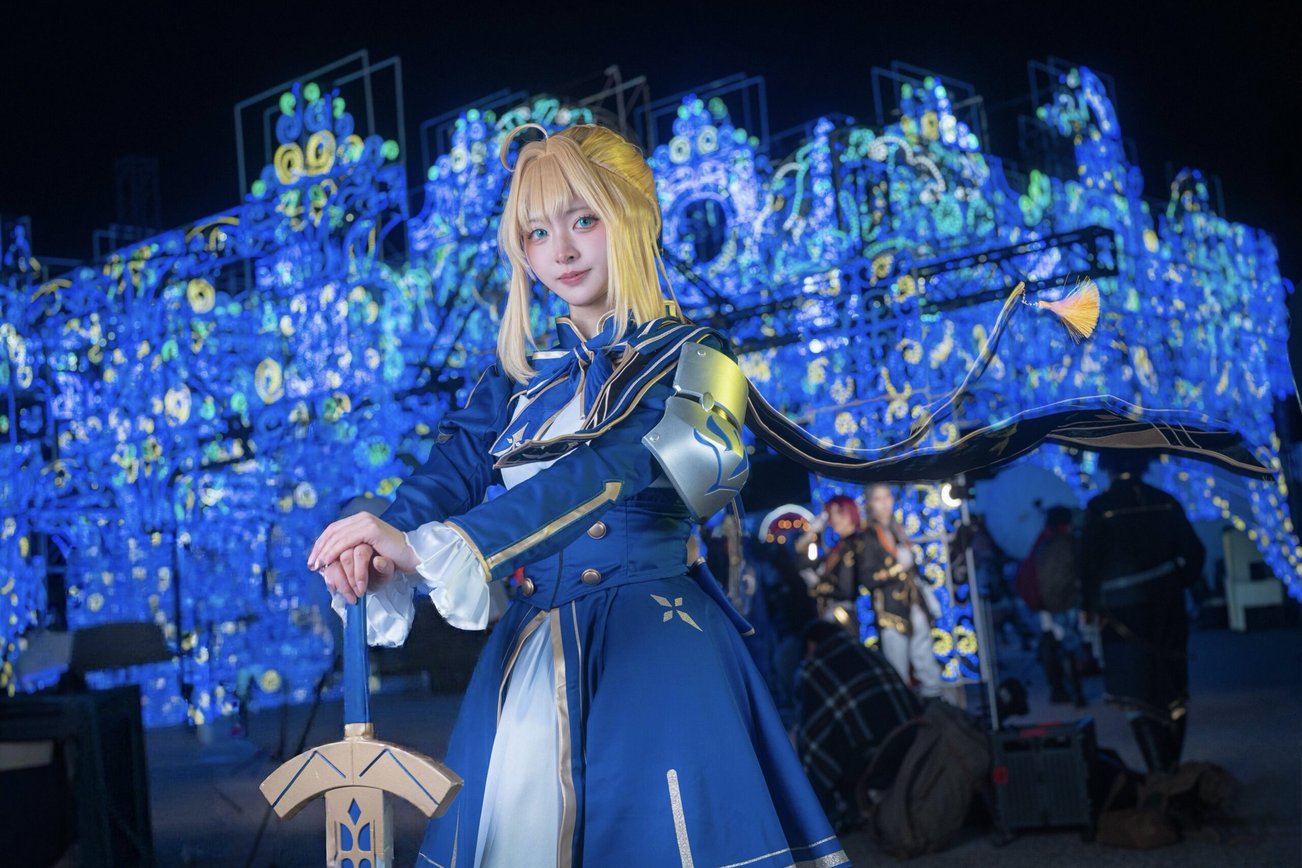 セイバー(アルトリア)のコスプレをするちださん