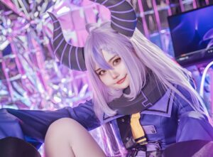 コスプレタイムズ | コスプレイヤー【月城りあ】｜秘密結社の紫色の総帥「 ラプラス・ダークネス」コスプレ - IMG_9275