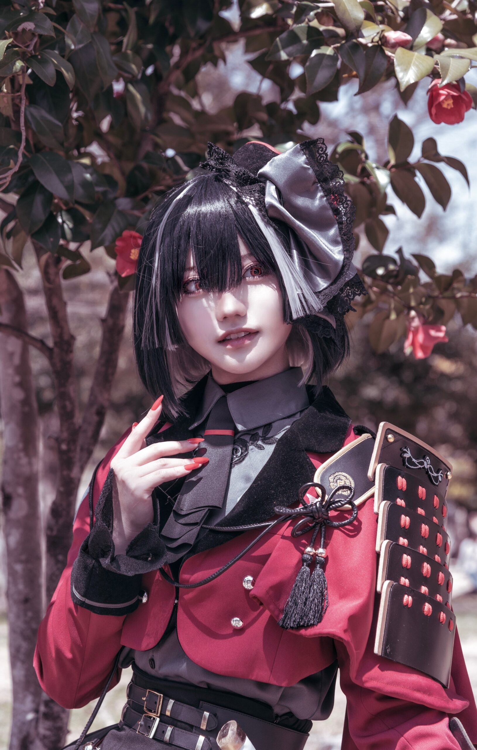 京極正宗のコスプレをする百越らいさん