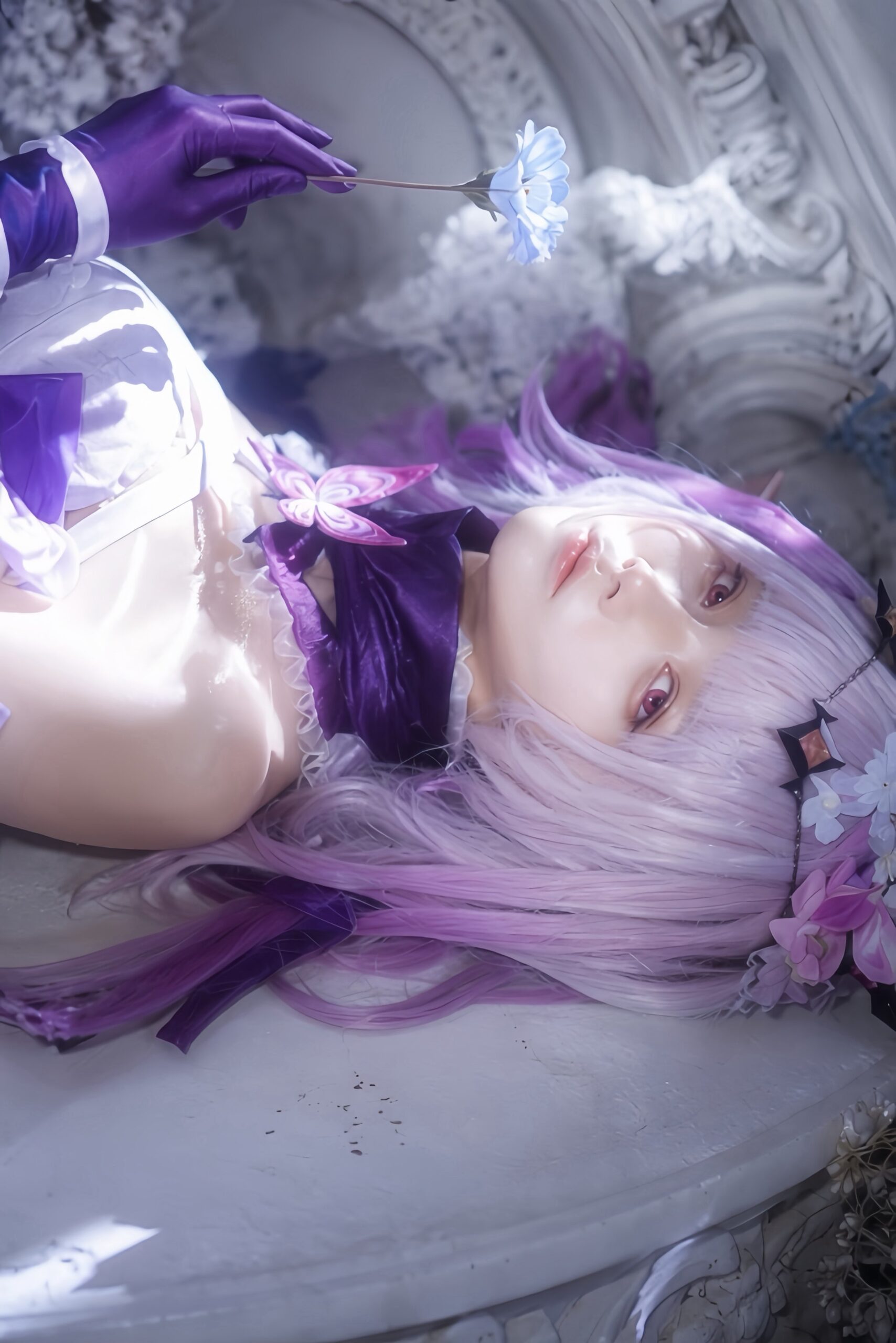 キャストリスのコスプレをするIOさん