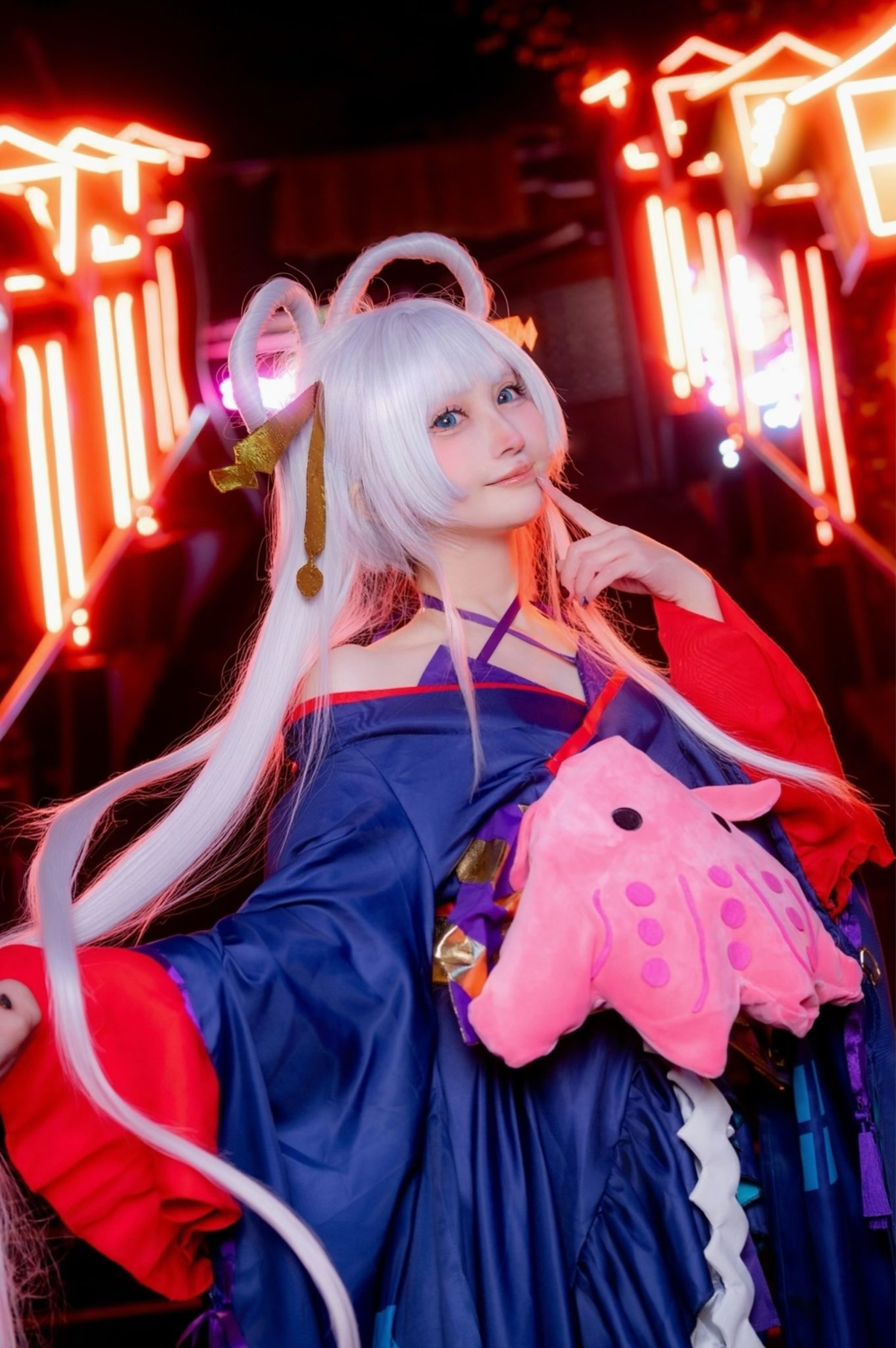 ヤチヨのコスプレをするとうかさん