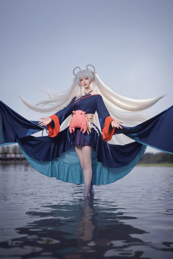 墨羽　コスプレ　レイヤー　超かぐや姫　ヤチヨ