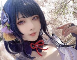 コスプレタイムズ | コスプレイヤー【幸まる】｜稲妻を統治する静かで美しい雷神「雷電将軍」コスプレ - IMG_9382