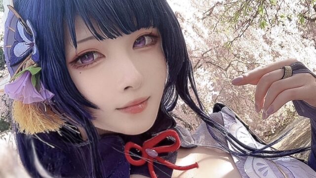 コスプレタイムズ | コスプレイヤー【幸まる】｜稲妻を統治する静かで美しい雷神「雷電将軍」コスプレ - IMG_9382