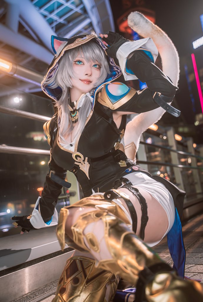 サフェルのコスプレをする幸まるさん