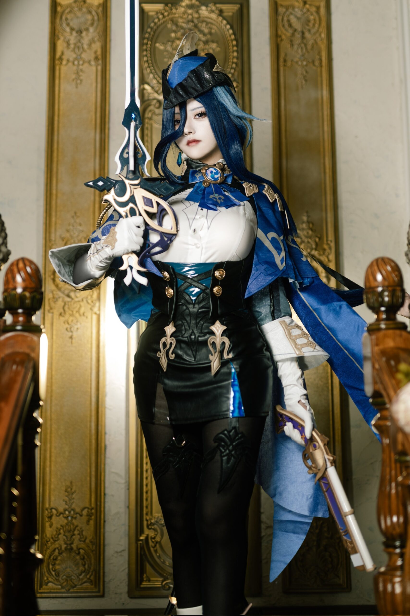 コスプレタイムズ | コスプレイヤー【さや季】|黒髪ロングの妖しげな女性「ダリア」コスプレ - IMG_9415 クロリンデのコスプレをするさや季さん