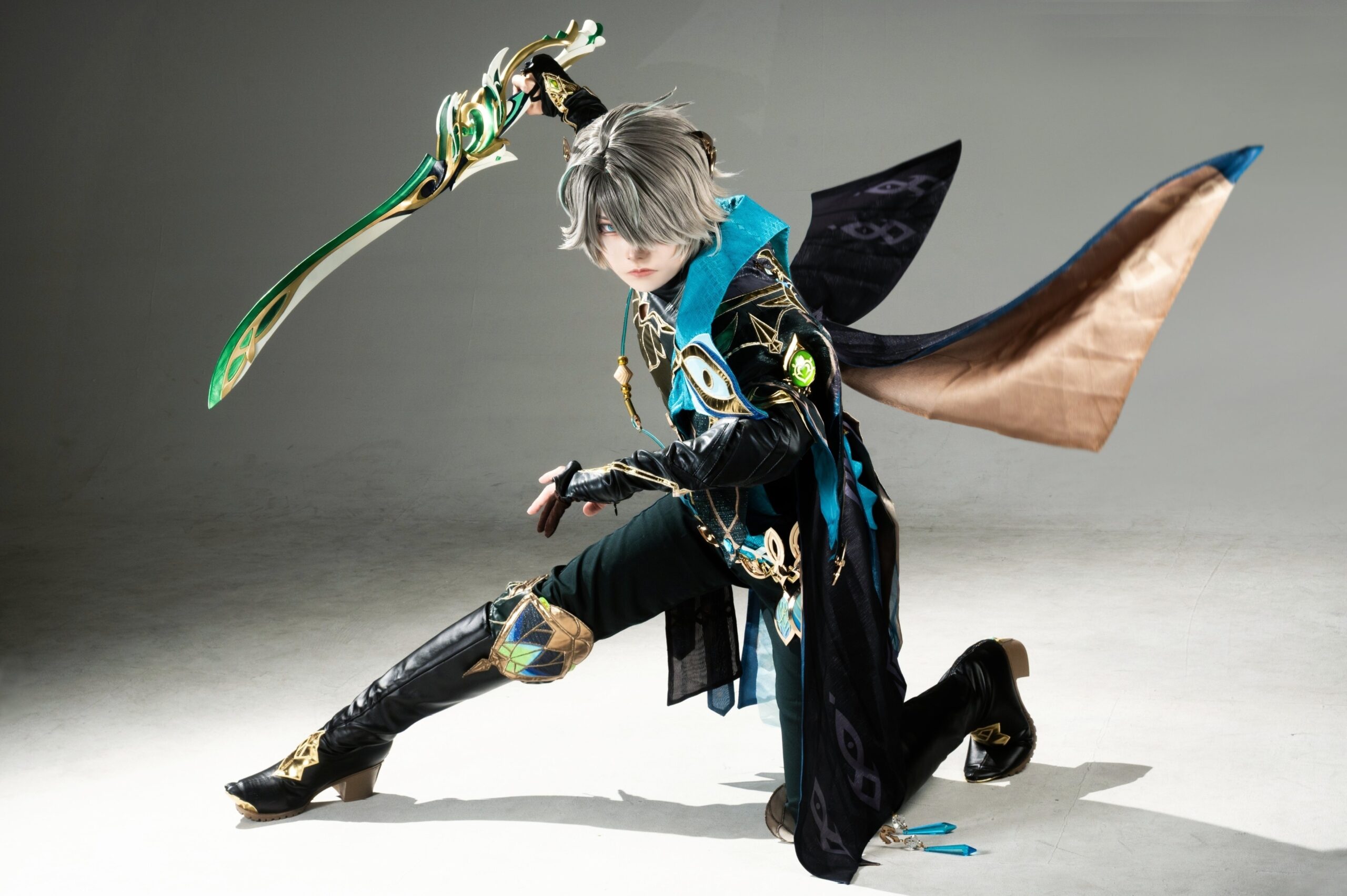 アルハイゼンのコスプレをするくれないさん