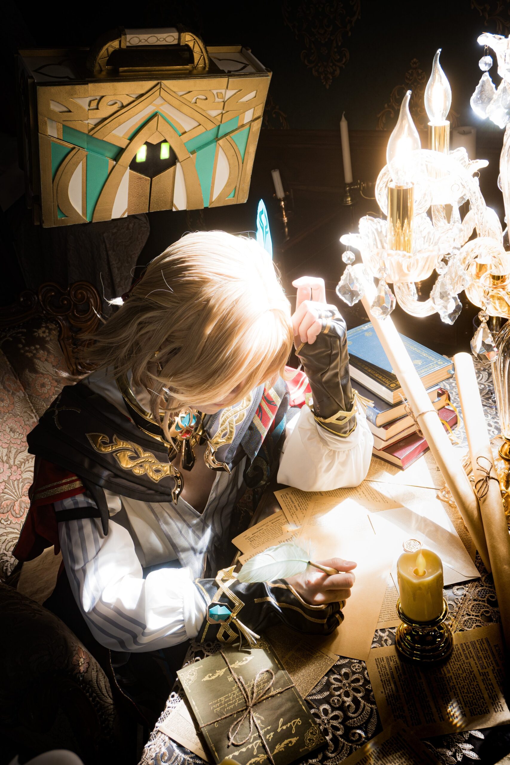 カーヴェのコスプレをするくれないさん