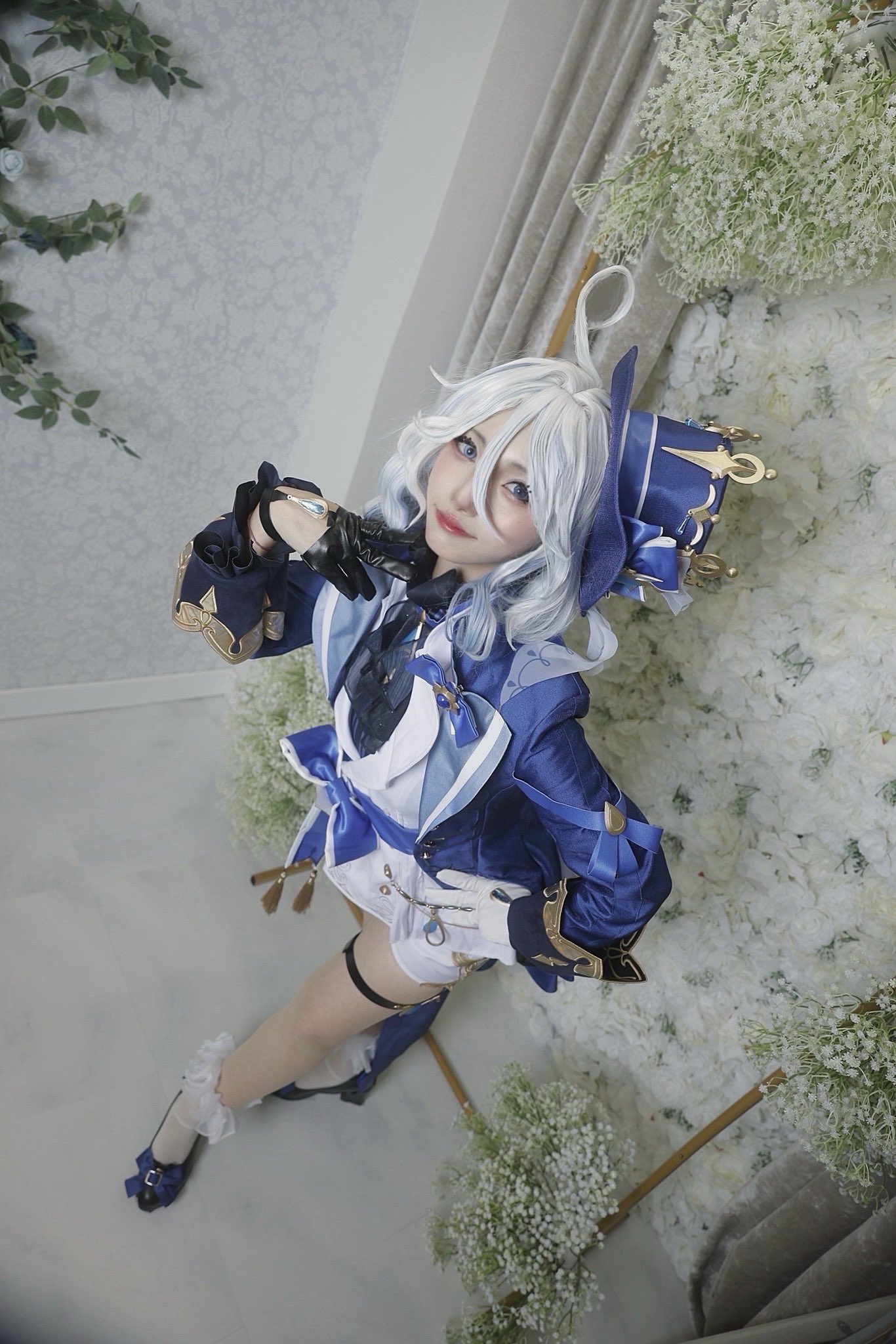 フリーナのコスプレをするルシエルさん