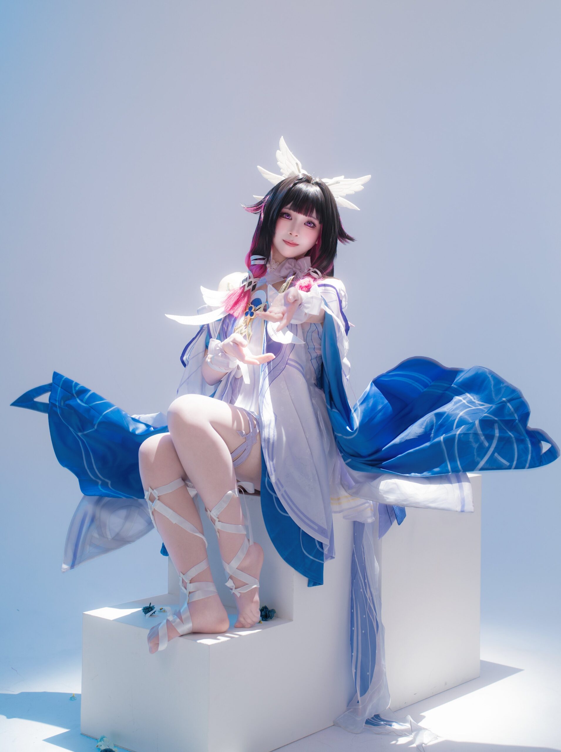 コロンビーナのコスプレをするnapiさん